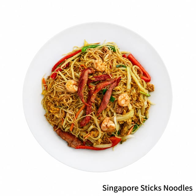 Singapore Sticks Noodles.