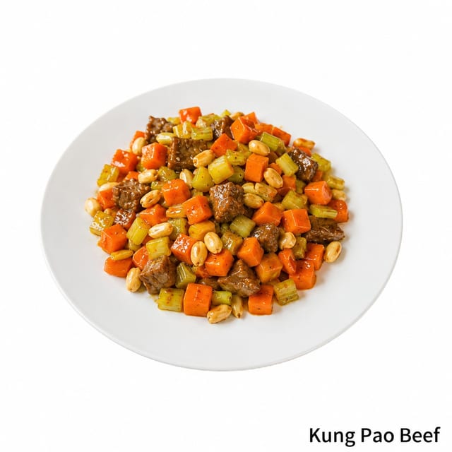 Szechuan Kung Pao Beef.