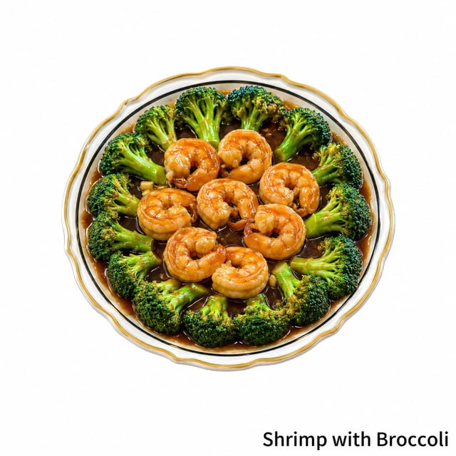 Shrimp with Broccoli.
