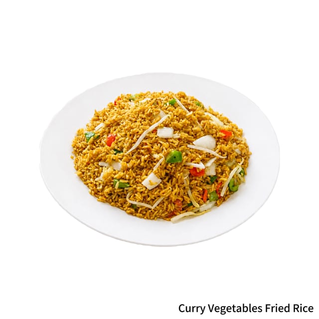 Curry Vegetable Fried Rice.