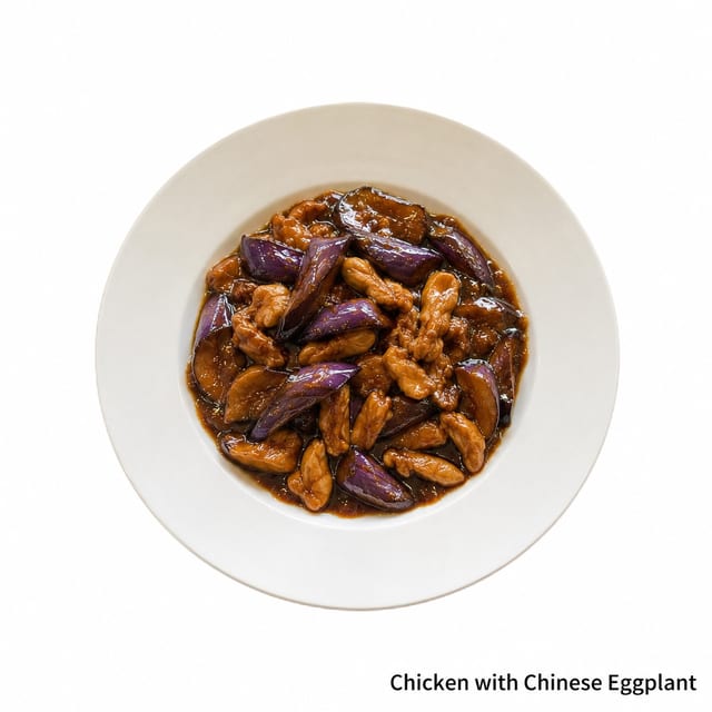 Chicken with Chinese Eggplant.