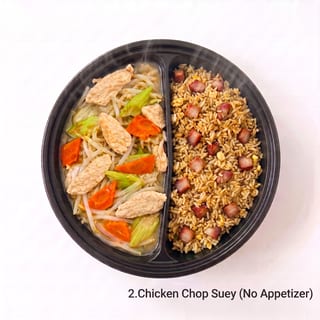 Chicken Chop Suey Plate (No Appetizer)