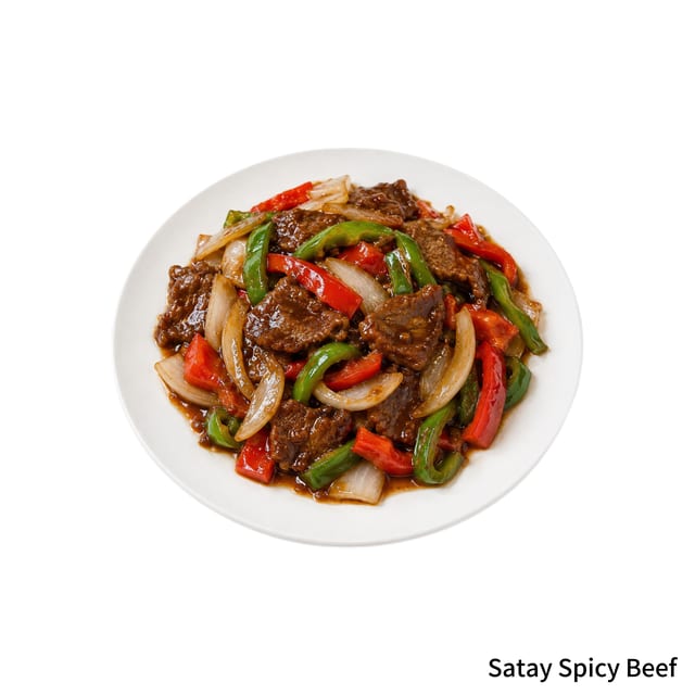 Satay Spicy Beef.