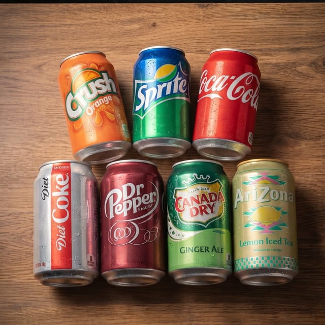 Canned Soda.