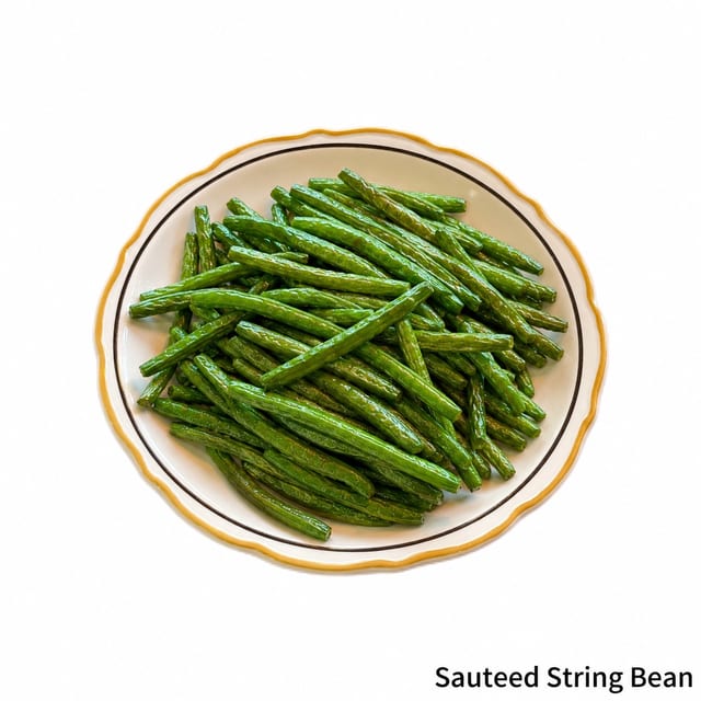 Sauteed String Bean.