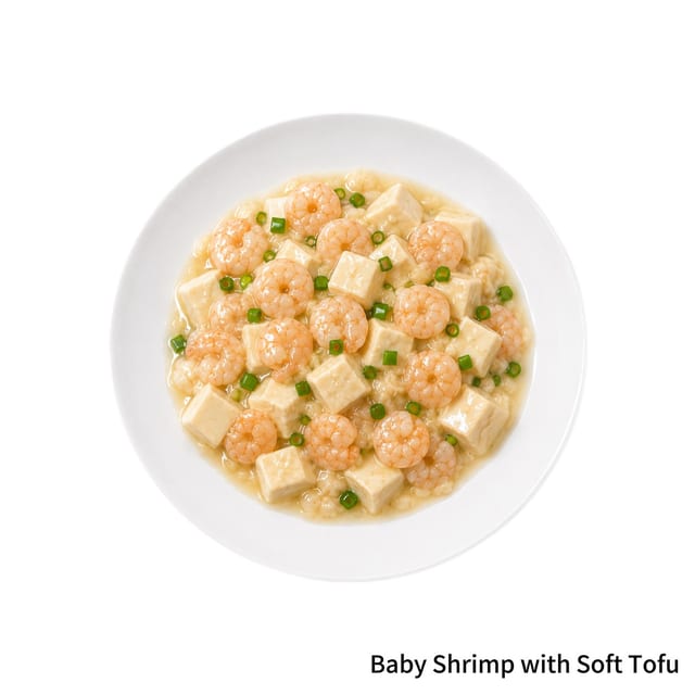 Baby Shrimp with Soft Tofu.