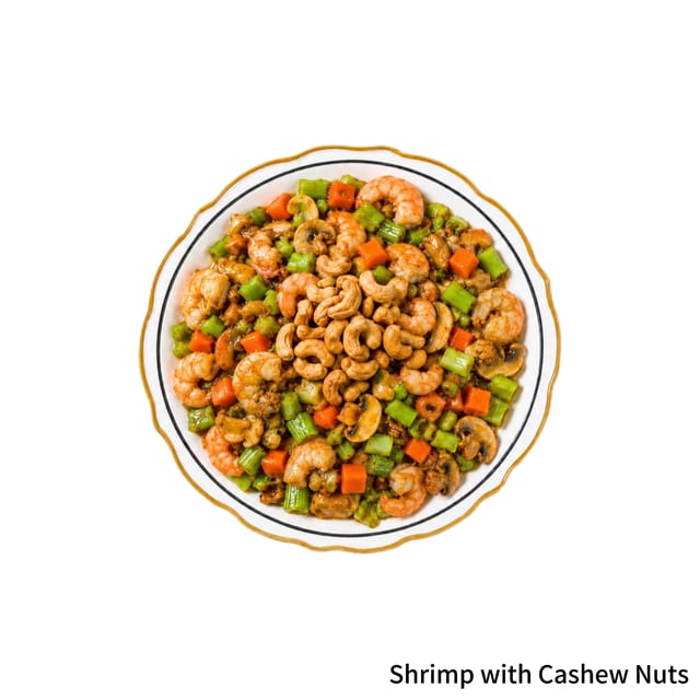 Shrimp with Cashew Nuts.