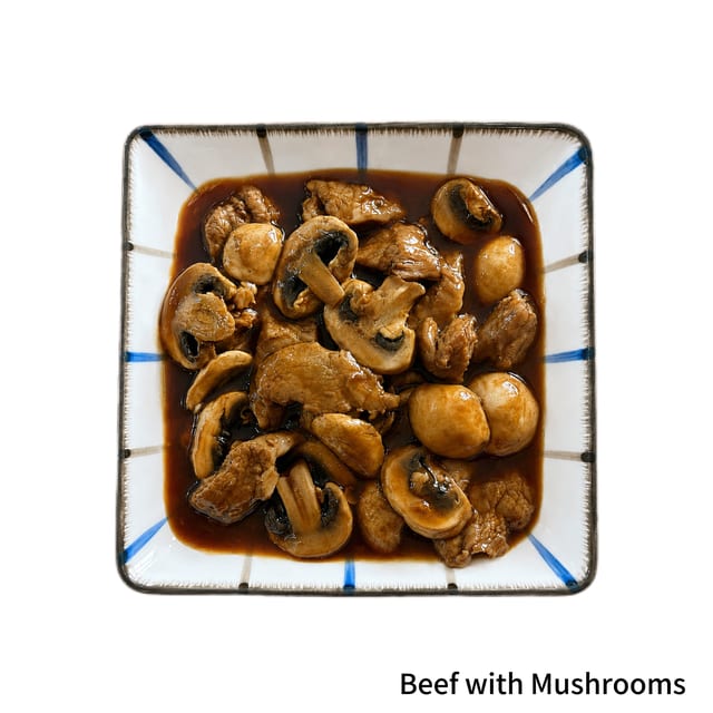 Beef with Mushrooms.