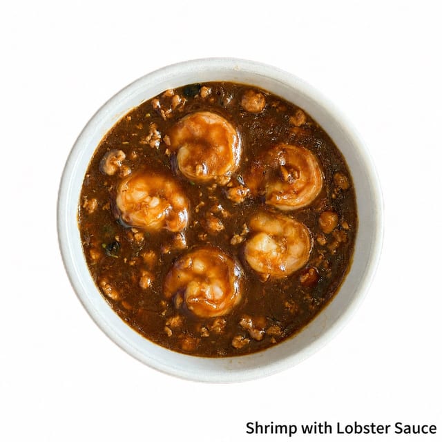 Shrimp with Lobster Sauce.