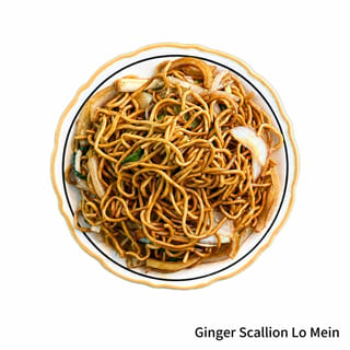 Ginger Scallion Lo Mein