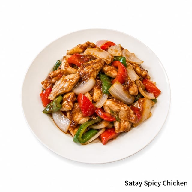 Satay Spicy Chicken.