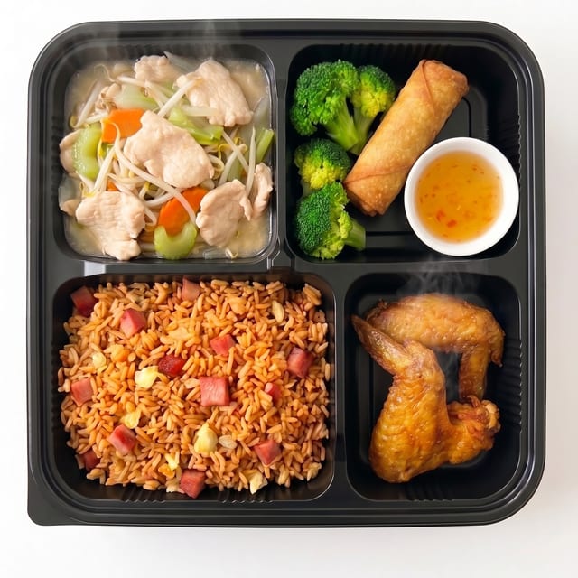 Chicken Chop Suey Plate (Pick 2 Appetizer).