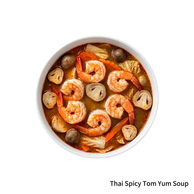 Thai Spicy Tom Yum Soup.