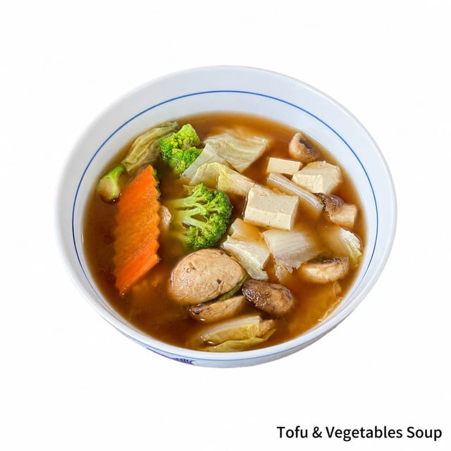 Tofu & Vegetable Soup.