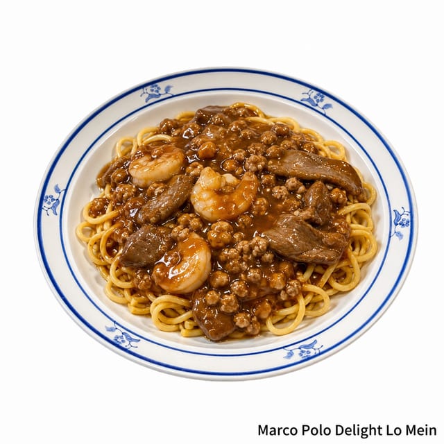 Marco Polo Delight Lo Mein.