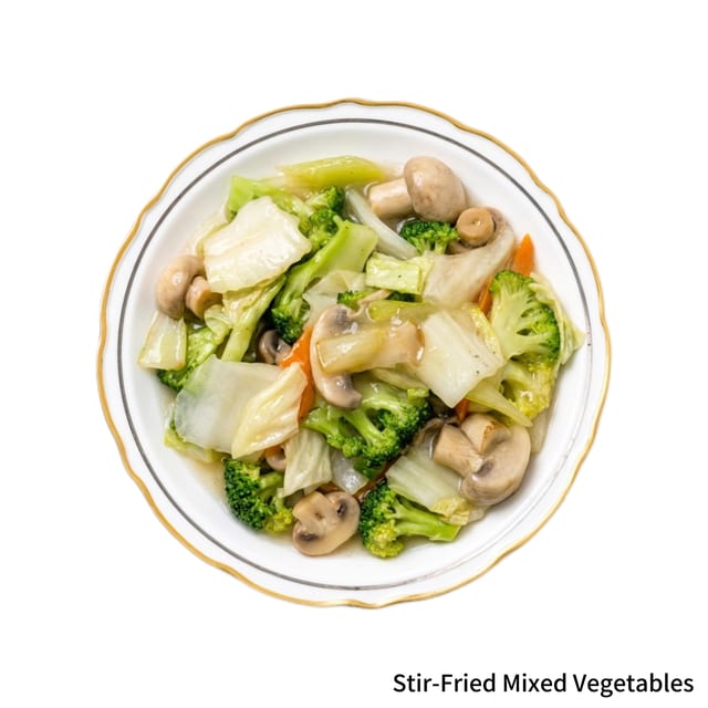Stir-Fried Mixed Vegetables.