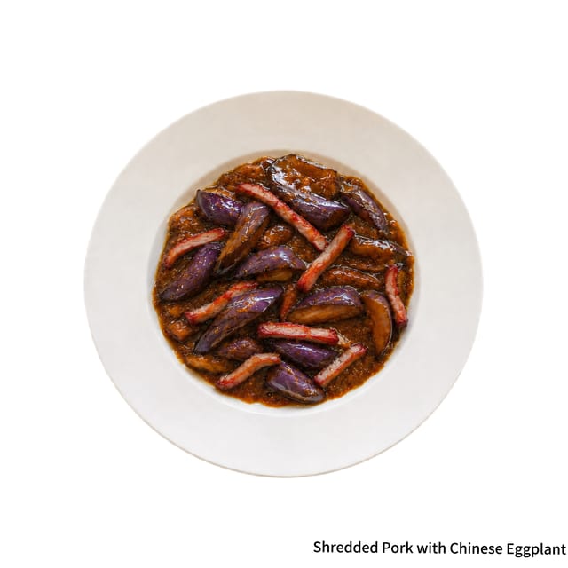 Shredded Pork with Chinese Eggplant.