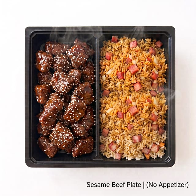 Sesame Beef Plate (No Appetizer).