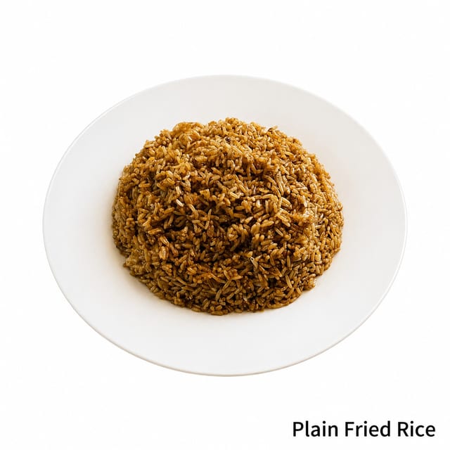 Plain Fried Rice.