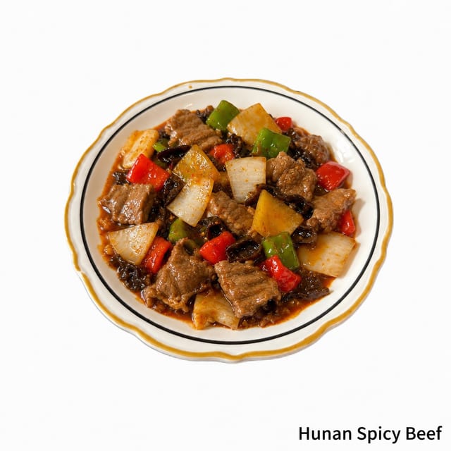 Hunan Spicy Beef.