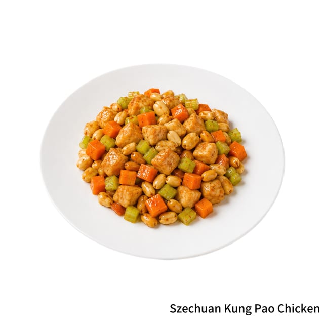 Szechuan Kung Pao Chicken.