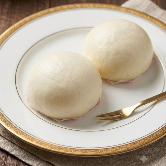 Steamed Red Bean Bun (2).