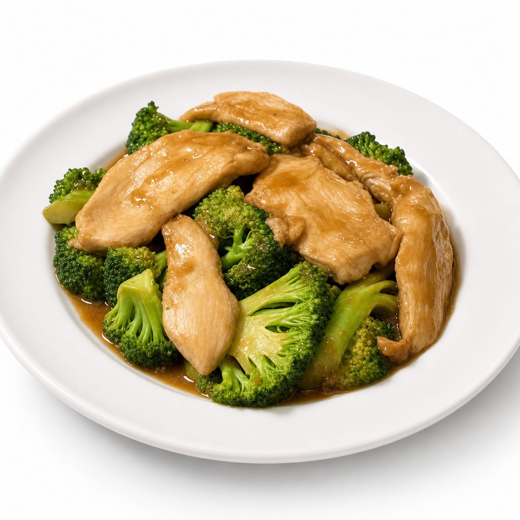 Chicken with Broccoli.