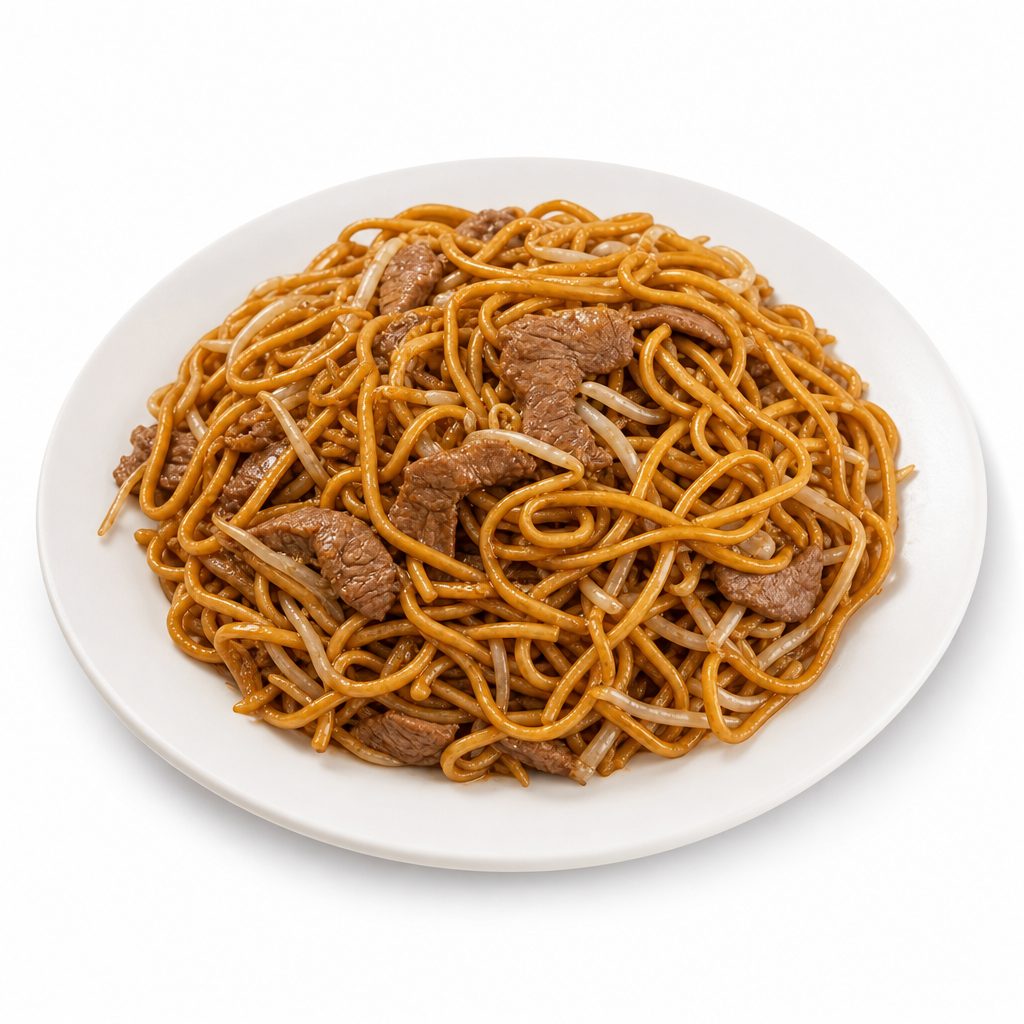 Beef Lo Mein.