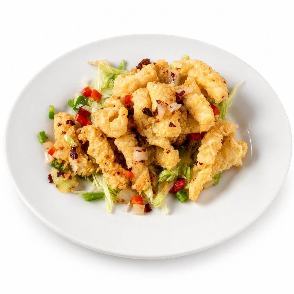 Spicy Salt & Pepper Calamari.