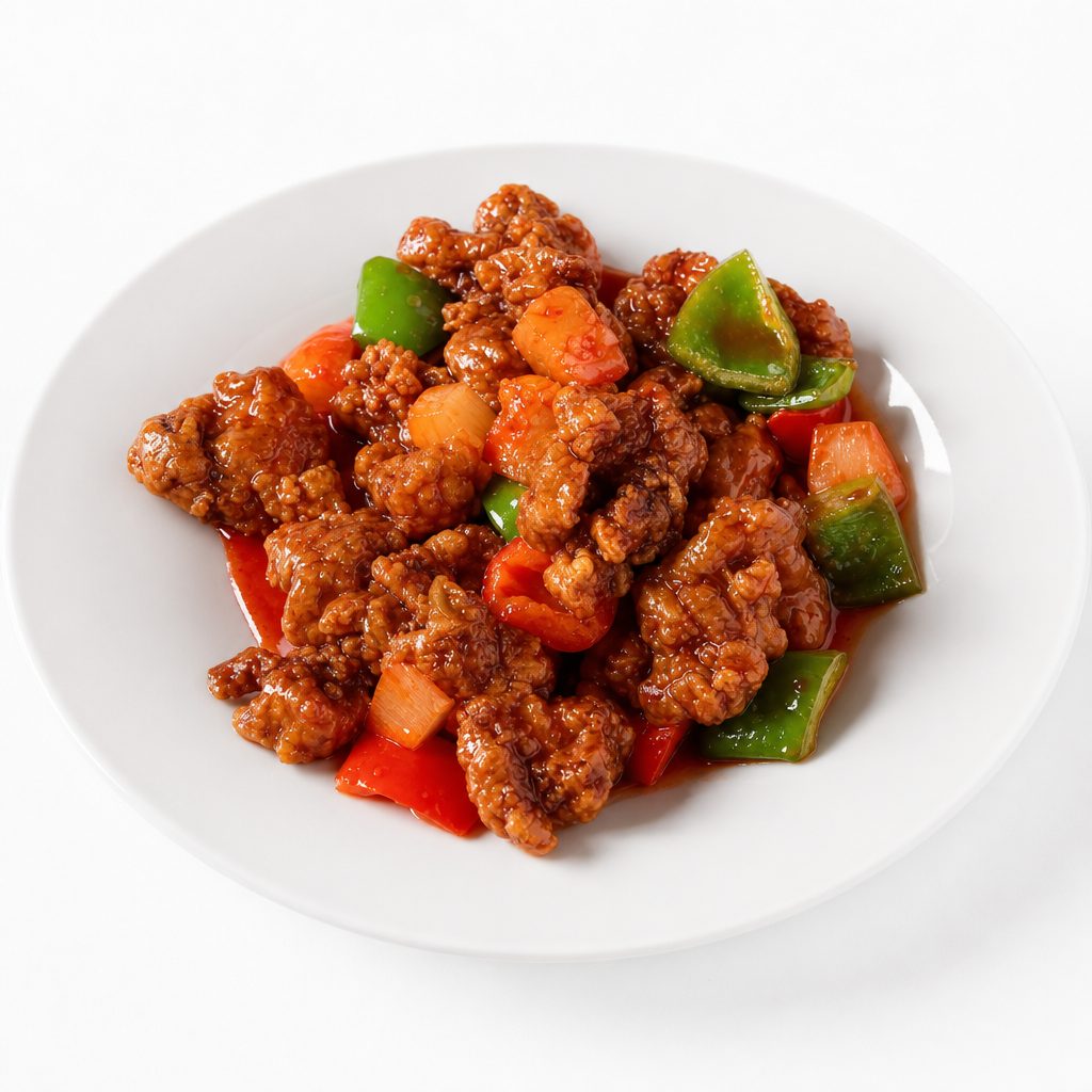 Sweet & Sour Chicken Hong Kong Style.