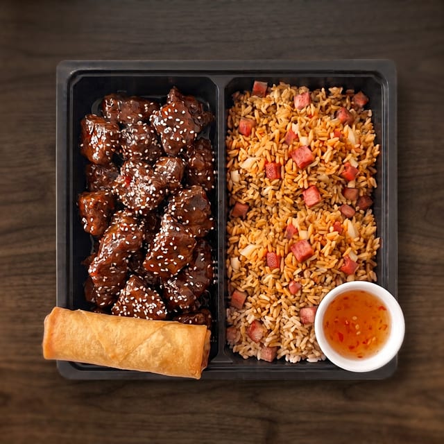 Sesame Beef Plate (Pick 1 Appetizer).