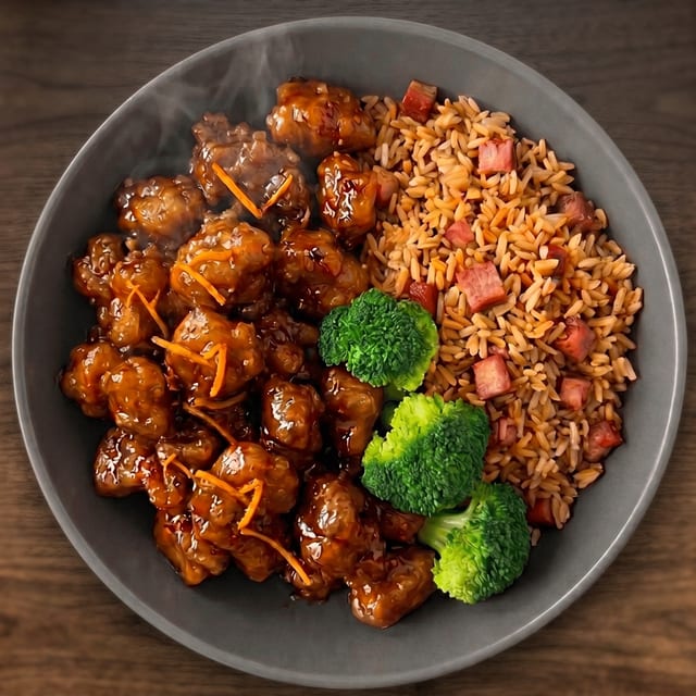 Orange Beef Plate (No Appetizer).