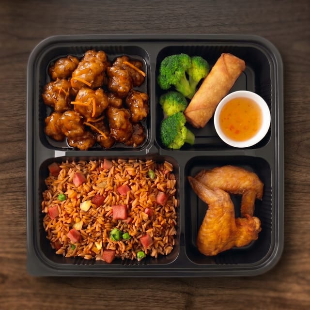 Orange Chicken Plate (Pick 2 Appetizer).