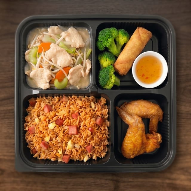 Chicken Chop Suey Plate (Pick 2 Appetizer).