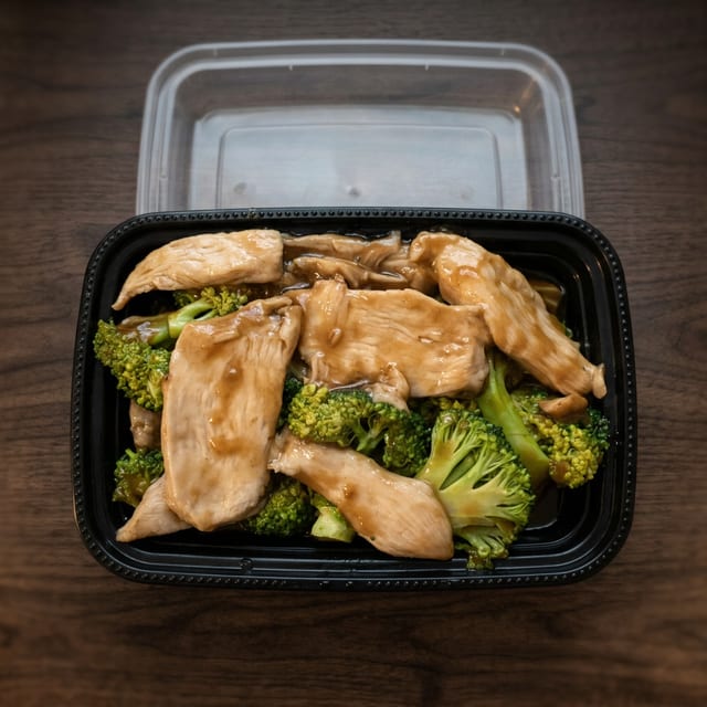 Chicken with Broccoli.