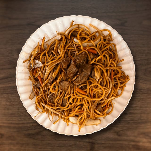 Beef Lo Mein.
