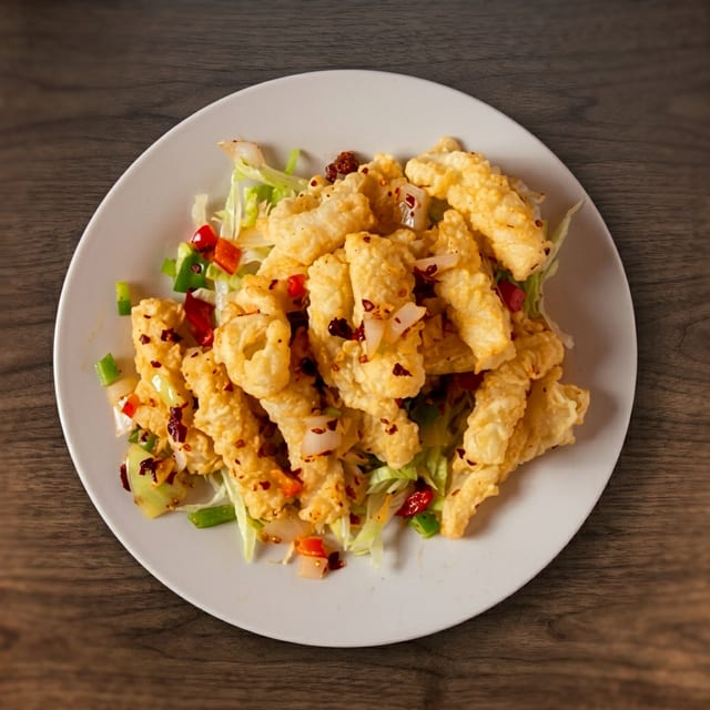 Spicy Salt & Pepper Calamari.