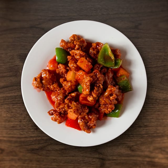 Sweet & Sour Chicken Hong Kong Style.