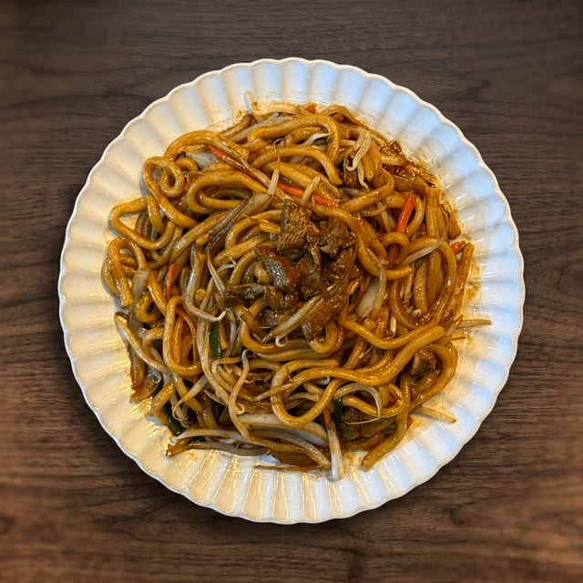 Beef Udon.