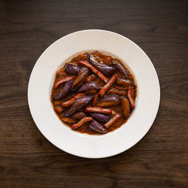 Shredded Pork with Chinese Eggplant.
