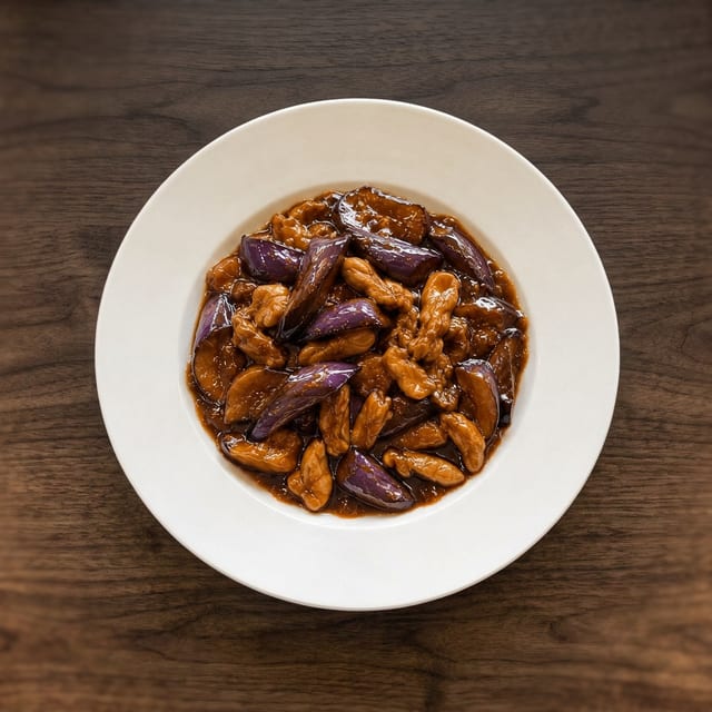 Chicken with Chinese Eggplant.