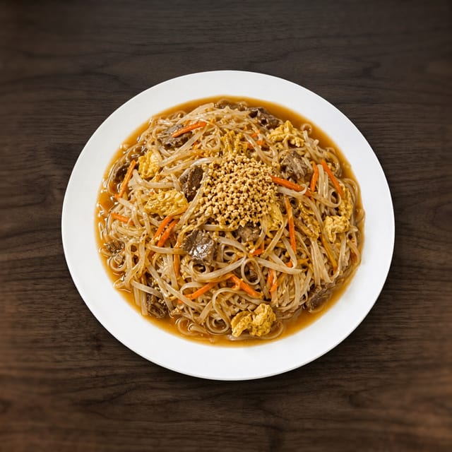 Beef Pad Thai.