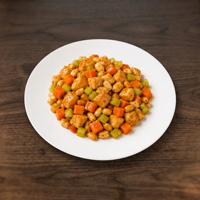 Szechuan Kung Pao Chicken.