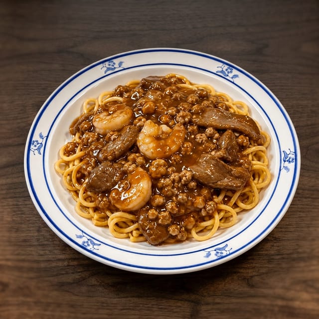 Marco Polo Delight Lo Mein.